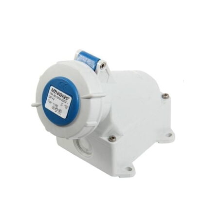 1192, TOMACORRIENTE INDUSTRIAL VISIBLE 16A 2P+T 250V, COLOR AZUL 6H, IP67 1192, TOMACORRIENTE INDUSTRIAL VISIBLE 16A 2P+T 250V, COLOR AZUL 6H, IP67