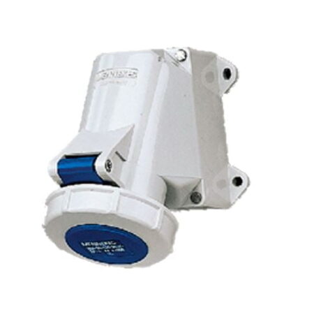 1195, TOMACORRIENTE INDUSTRIAL VISIBLE 16A 3P+T 250V, COLOR AZUL 9H, IP67