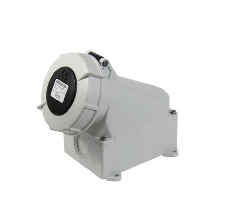 1207, TOMACORRIENTE INDUSTRIAL VISIBLE 32A 3P+T 500V, COLOR NEGRO 7H, IP67 1207, TOMACORRIENTE INDUSTRIAL VISIBLE 32A 3P+T 500V, COLOR NEGRO 7H, IP67