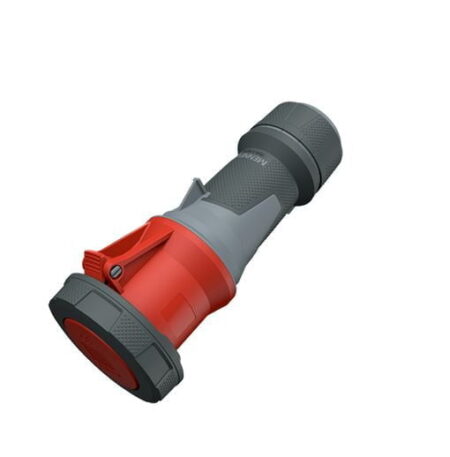 14203ME, TOMACORRIENTE INDUSTRIAL AEREO 63A 3P, COLOR ROJO 9H, IP67, POWERTOP XTRA