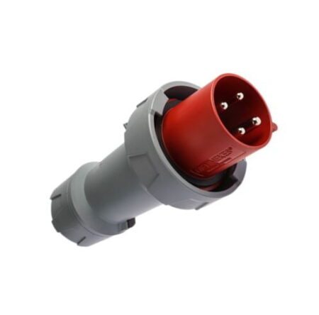1447A, ENCHUFE INDUSTRIAL 125A 3P+N+T 415V, COLOR ROJO 6H, IP67 1447A, ENCHUFE INDUSTRIAL 125A 3P+N+T 415V, COLOR ROJO 6H, IP67