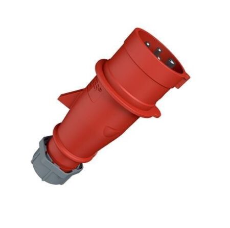 22326, ENCHUFE INDUSTRIAL 32A 3P+T 415V, COLOR ROJO 6H, IP44 22326, ENCHUFE INDUSTRIAL 32A 3P+T 415V, COLOR ROJO 6H, IP44