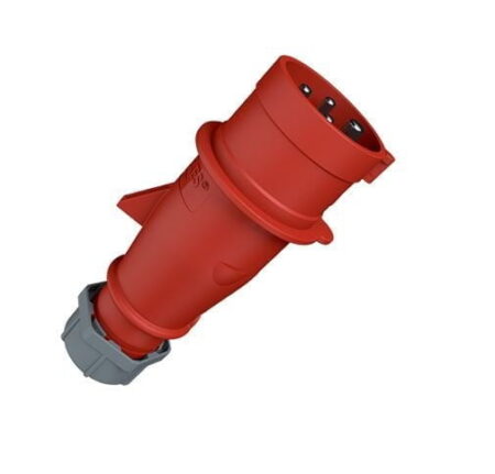 264, ENCHUFE INDUSTRIAL 32A 3P+T 415V, COLOR ROJO 6H, IP44 264, ENCHUFE INDUSTRIAL 32A 3P+T 415V, COLOR ROJO 6H, IP44