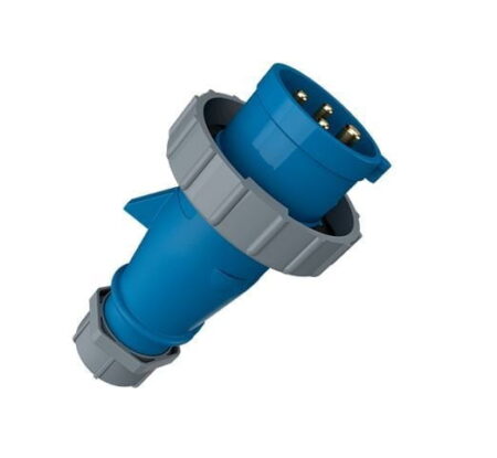 293, ENCHUFE INDUSTRIAL 32A 3P+T 250V, COLOR AZUL 9H, IP67 293, ENCHUFE INDUSTRIAL 32A 3P+T 250V, COLOR AZUL 9H, IP67
