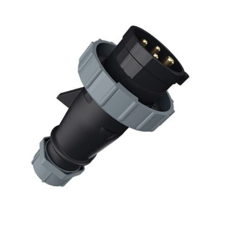 295, ENCHUFE INDUSTRIAL 32A 3P+T 500V, COLOR NEGRO 7H, IP67 295, ENCHUFE INDUSTRIAL 32A 3P+T 500V, COLOR NEGRO 7H, IP67