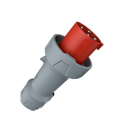 3308, ENCHUFE INDUSTRIAL 63A 3P+T 415V, COLOR ROJO 6H, IP67, POWERTOP PLUS 3308, ENCHUFE INDUSTRIAL 63A 3P+T 415V, COLOR ROJO 6H, IP67, POWERTOP PLUS