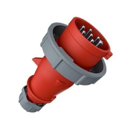 3777, ENCHUFE INDUSTRIAL 16A 4P+N+T 415V, COLOR ROJO 6H, IP67 3777, ENCHUFE INDUSTRIAL 16A 4P+N+T 415V, COLOR ROJO 6H, IP67