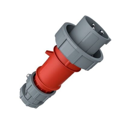 3832, ENCHUFE INDUSTRIAL 32A 2P+T 415V, COLOR ROJO 9H, IP67, POWERTOP PLUS 3832, ENCHUFE INDUSTRIAL 32A 2P+T 415V, COLOR ROJO 9H, IP67, POWERTOP PLUS