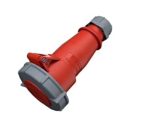 3916, TOMACORRIENTE INDUSTRIAL AEREO 16A 5P+N+T 415V, COLOR ROJO 6H, IP67 3916, TOMACORRIENTE INDUSTRIAL AEREO 16A 5P+N+T 415V, COLOR ROJO 6H, IP67