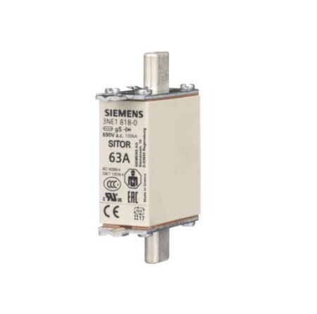 3NE1818-0, FUSIBLE SITOR NH000 63A GS, TAM. 000