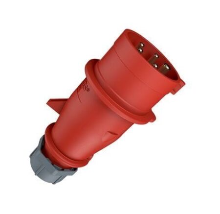 4, ENCHUFE INDUSTRIAL 32A 3P+N+T 415V, COLOR ROJO 6H, IP44 4, ENCHUFE INDUSTRIAL 32A 3P+N+T 415V, COLOR ROJO 6H, IP44
