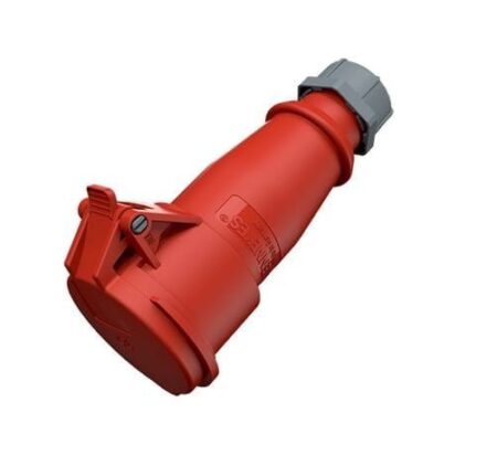 514, TOMACORRIENTE INDUSTRIAL AEREO 16A 3P+T 415V, COLOR ROJO 6H, IP44 514, TOMACORRIENTE INDUSTRIAL AEREO 16A 3P+T 415V, COLOR ROJO 6H, IP44