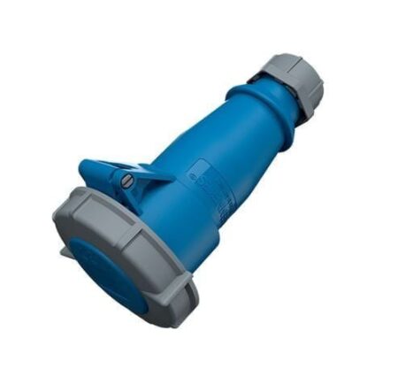 540, TOMACORRIENTE INDUSTRIAL AEREO 16A 2P+T 250V, COLOR AZUL 6H, IP67 540, TOMACORRIENTE INDUSTRIAL AEREO 16A 2P+T 250V, COLOR AZUL 6H, IP67