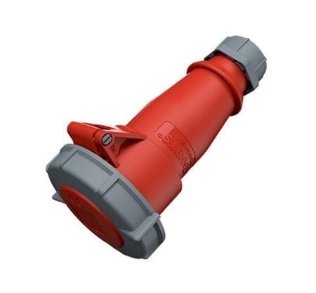 541, TOMACORRIENTE INDUSTRIAL AEREO 16A 2P+T 415V, COLOR ROJO 9H, IP67 541, TOMACORRIENTE INDUSTRIAL AEREO 16A 2P+T 415V, COLOR ROJO 9H, IP67