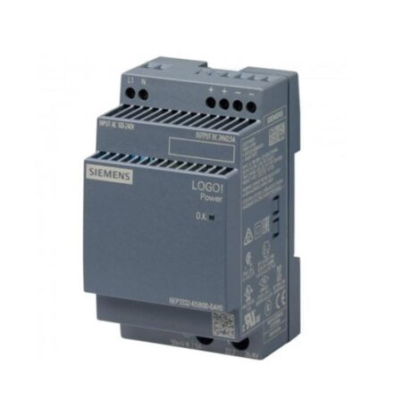 6EP3332-6SB00-0AY0, LOGO! POWER – FUENTE DE ALIMENTACION MONOFASICA ESTABILIZADA IN: 100-220VAC/DC, OUT: 24VDC, 2.5A
