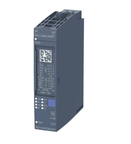6ES7134-6TD00-0CA1, MODULO DE PERIFERIA SIMATIC ET200SP, ENT. ANALOGICA EA 4xI 2 HART HIGH FEATURE