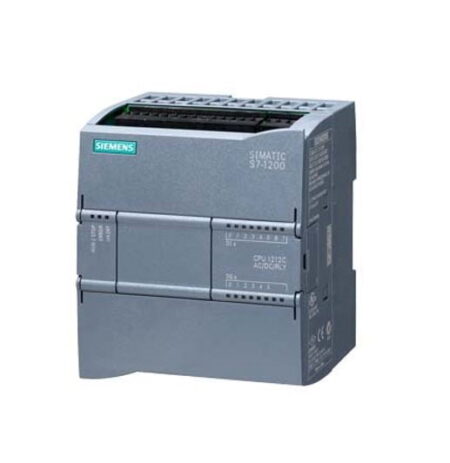 6ES7212-1BE40-0XB0, PLC SIMATIC S7-1200 CPU 1212C AC/DC/RLY, 8DI 24VDC, 6DO RELE, 2AI (0-10VDC), ETHERNET RJ45, 85-264VAC