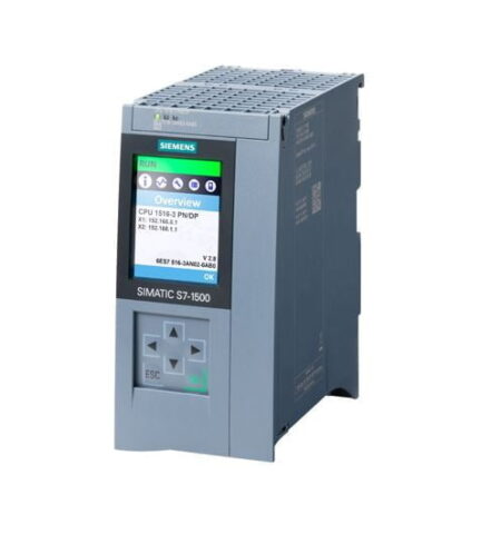 6ES7516-3AN02-0AB0, PLC SIMATIC S7-1500 CPU 1516-3 PN/DP, MODULO CENTRAL C/ MEMORIA CENTRAL 1MB, 1 INTERFAZ