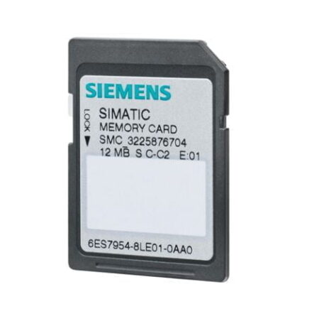 6ES7954-8LE03-0AA0, MEMORIA CARD P/ S7-1X00 CPU/SINAMICS, 3,3V FLASH, 12MB