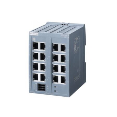 6GK5116-0BA00-2AB2, SCALANCE XB116, SWITCH ETHERNET INDUSTRIAL, 16 PUERTOS RJ45, LED DE DIAGNOSTICO, IP20. REDUNDANTE, 24 VDC
