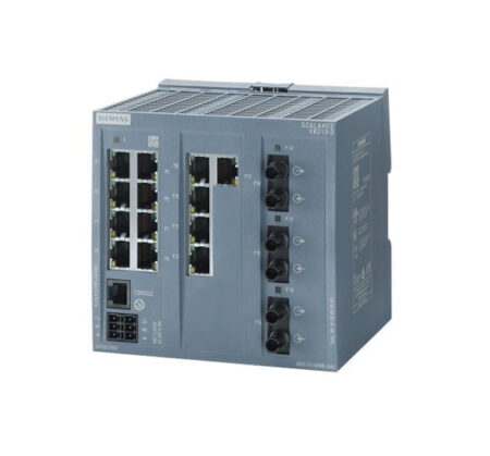 6GK5213-3BB00-2AB2, SCALANCE XB213-3, SWITCH ETHERNET INDUSTRIAL, CAPA 02, 13 PUERTOS RJ45, 3 PUERTOS MM FO ST, LED DE DIAGNOSTICO, IP20. REDUNDANTE ADMINISTRABLE, 24VDC