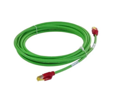 6XV1870-3RH60, CABLE LATIGUILLO CRUZADO, INDUSTRIAL ETHERNET C/ 2 CONECTORES RJ45, 6MT, VERDE