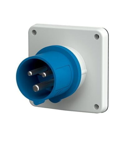 812, ENCHUFE INDUSTRIAL EMPOTRABLE 16A 2P+T 250V, COLOR AZUL 6H, IP44 812, ENCHUFE INDUSTRIAL EMPOTRABLE 16A 2P+T 250V, COLOR AZUL 6H, IP44