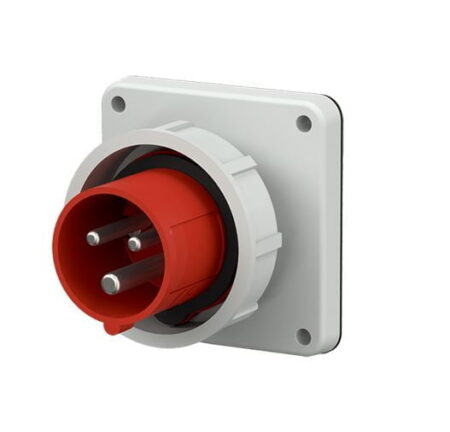 827, ENCHUFE INDUSTRIAL EMPOTRABLE 16A 3P+T 415V, COLOR ROJO 6H, IP67 827, ENCHUFE INDUSTRIAL EMPOTRABLE 16A 3P+T 415V, COLOR ROJO 6H, IP67
