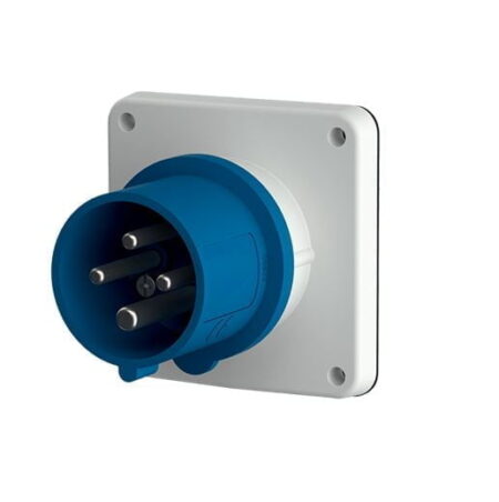 838, ENCHUFE INDUSTRIAL EMPOTRABLE 32A 3P+T 250V, COLOR AZUL 9H, IP44 838, ENCHUFE INDUSTRIAL EMPOTRABLE 32A 3P+T 250V, COLOR AZUL 9H, IP44