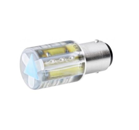 8WD4458-6XD, LAMPARA LED, SOCKET, TIPO BA15D, 50-70MM, 230VAC, AMARILLO