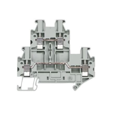 8WH1020-0AF00, BORNERA PORTAFUSIBLE DOBLE PISO 2.5MM2, GRIS