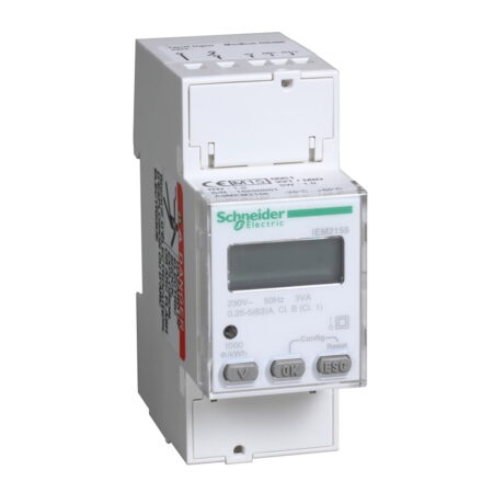A9MEM2155, IEM2155 – MEDIDOR DE ENERGIA MONOFASICO 63A, LCD, 1P+N, MODBUS RTU RS485 , IP20, RIEL DIN A9MEM2155, IEM2155 – MEDIDOR DE ENERGIA MONOFASICO 63A, LCD, 1P+N, MODBUS RTU RS485 , IP20, RIEL DIN