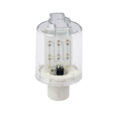 DL2EDM3SB, LAMPARA LED INTERMITENTE VERDE, CONEX. BA15D, 230VAC