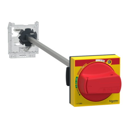 GV2APN02, KIT MANDO PROLONGADO MANETA ROJA, PLACA AMARILLA, IP54 P/ GV2P, GV2L GV2APN02, KIT MANDO PROLONGADO MANETA ROJA, PLACA AMARILLA, IP54 P/ GV2P, GV2L