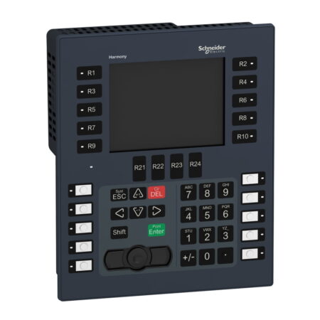 HMIGK2310, HMI LCD TFT 5.7′, QVGA/TFT, 65K COLORES, SLOT PARA TARJETA SD, MEMORIA FLASH DE 128MB, PUERTOS (2 RS232C, RS485, 2 USB), 24VDC
