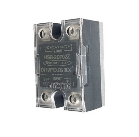 HSR-2A702Z, RELE DE ESTADO SOLIDO MONOFASICO 60A, IN: 90-264VAC, OUT: 90-264VAC HSR-2A702Z, RELE DE ESTADO SOLIDO MONOFASICO 60A, IN: 90-264VAC, OUT: 90-264VAC