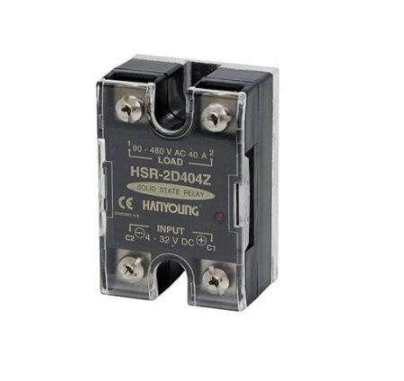 HSR-2D402Z, RELE DE ESTADO SOLIDO MONOFASICO 40A, IN: 4-32VDC, OUT: 90-264VAC HSR-2D402Z, RELE DE ESTADO SOLIDO MONOFASICO 40A, IN: 4-32VDC, OUT: 90-264VAC