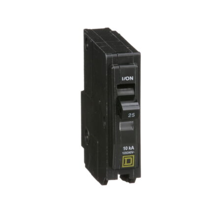 QO125, MINI INTERRUPTOR ENCHUFABLE QO, 1X25A 10KA/120-240VAC QO125, MINI INTERRUPTOR ENCHUFABLE QO, 1X25A 10KA/120-240VAC