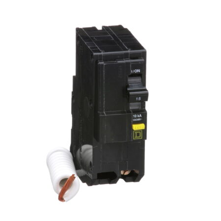 QO215GFI, MINI INTERRUPTOR ENCHUFABLE QO-GFI, 2X15A 10KA/120-240VAC 6MA QO215GFI, MINI INTERRUPTOR ENCHUFABLE QO-GFI, 2X15A 10KA/120-240VAC 6MA