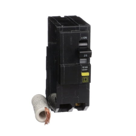 QO225GFI, MINI INTERRUPTOR ENCHUFABLE QO-GFI, 2X25A 10KA/120-240VAC 6MA QO225GFI, MINI INTERRUPTOR ENCHUFABLE QO-GFI, 2X25A 10KA/120-240VAC 6MA