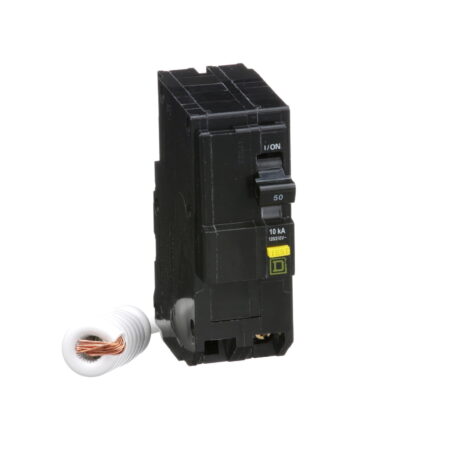 QO250GFI, MINI INTERRUPTOR ENCHUFABLE QO-GFI, 2X50A 10KA/120-240VAC 6MA QO250GFI, MINI INTERRUPTOR ENCHUFABLE QO-GFI, 2X50A 10KA/120-240VAC 6MA
