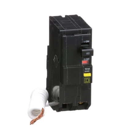 QO260GFI, MINI INTERRUPTOR ENCHUFABLE QO-GFI, 2X60A 10KA/120-240VAC 6MA QO260GFI, MINI INTERRUPTOR ENCHUFABLE QO-GFI, 2X60A 10KA/120-240VAC 6MA