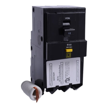 QO315GFI, MINI INTERRUPTOR ENCHUFABLE QO-GFI, 3X15A 10KA/120-240VAC 6MA QO315GFI, MINI INTERRUPTOR ENCHUFABLE QO-GFI, 3X15A 10KA/120-240VAC 6MA