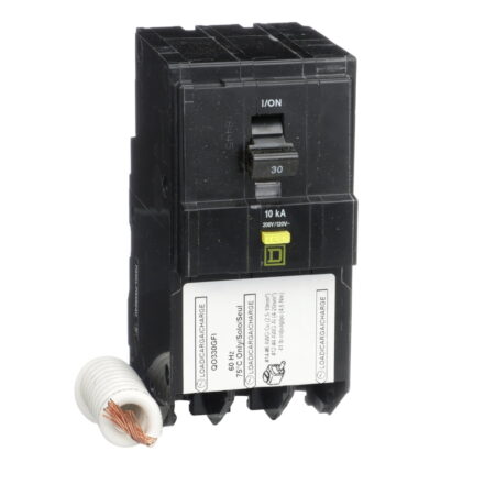 QO330GFI, MINI INTERRUPTOR ENCHUFABLE QO-GFI, 3X30A 10KA/120-240VAC 6MA QO330GFI, MINI INTERRUPTOR ENCHUFABLE QO-GFI, 3X30A 10KA/120-240VAC 6MA