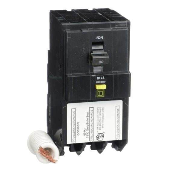 QO330GFI. MINI INTERRUPTOR ENCHUFABLE QO-GF