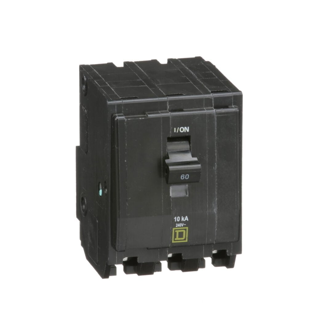 QO360, MINI INTERRUPTOR ENCHUFABLE QO, 3X60A 10KA/120-240VAC