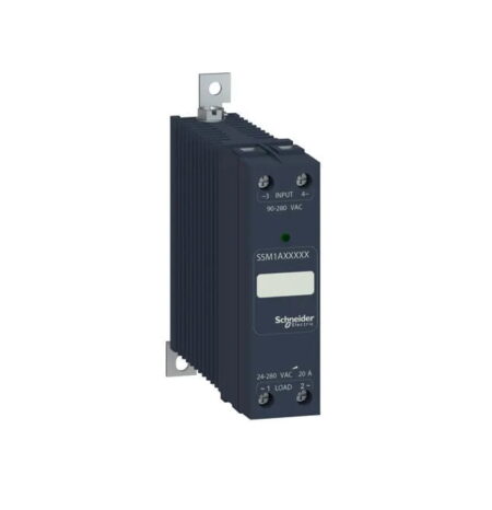 SSM1A130BD, RELE DE ESTADO SOLIDO MONOFASICO 30A, IN: 4-32VDC OUT: 24-280VAC, RIEL DIN/PANEL, C/ DISIPADOR