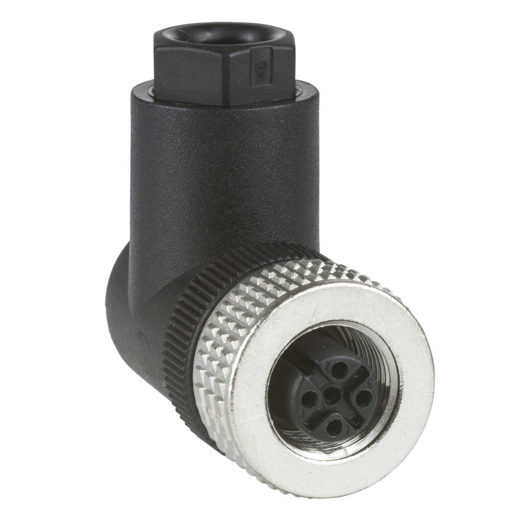 XZCC12FCM40B. CONECTOR ACODADO HEMBRA M12