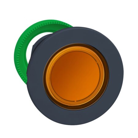 ZB5FW353, CABEZAL RASANTE LUMINOSO NARANJA P/ PULSADOR, DIAM. 30MM