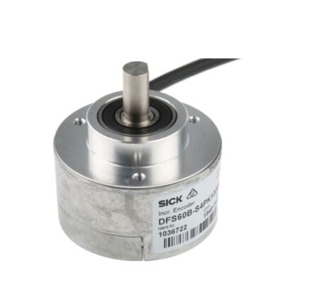 DFS60B-S4PK10000, ENCODER ROTATIVO INCREMENTAL, CUERPO 60MM, EJE 10MM, 10000 PPR, SAL. TOTEM POLE (A-B-Z), 4,5-32VDC, CABLE 1.5MT, IP67